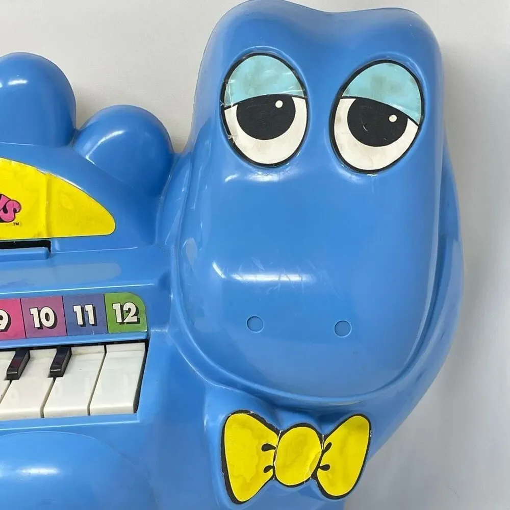 Pianosaurus Vintage Toy Piano Dinosaur Blue By Proll 1997 Kids Child Saurus